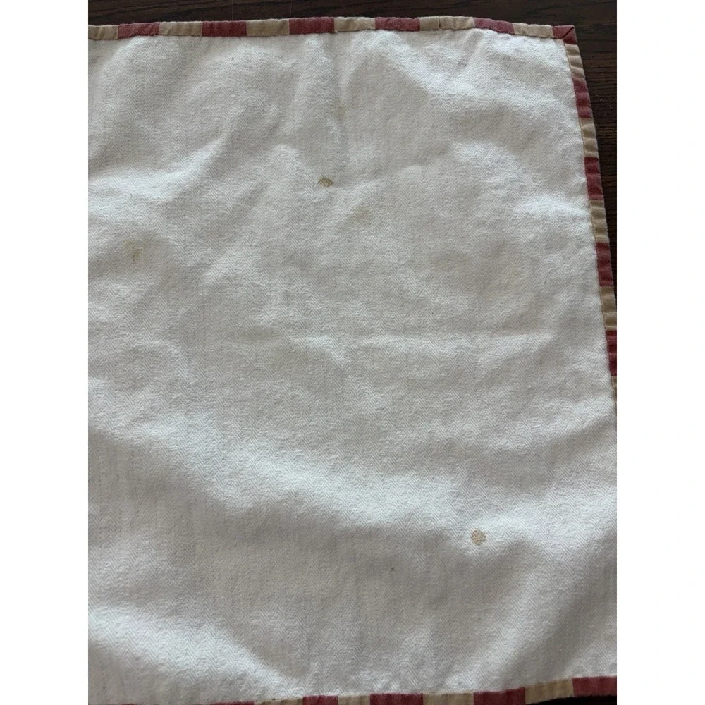 Vintage Feed Sack Style Farmhouse Placemats Set If 4 Rooster Bunny Cottagecore